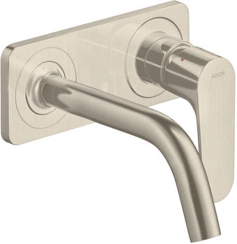 Axor Citterio M Einhebel-Waschtischmischer mit Platte Unterputz 167 mm Brushed Nickel 34112820