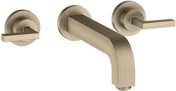Axor Citterio 3-Loch Waschtischarmatur Hebelgriff Unterputz 222 mm Brushed Nickel 39147820