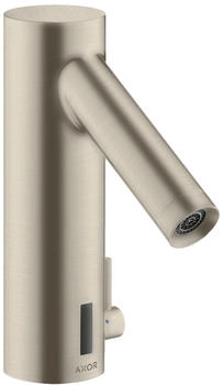 Axor Starck Elektronik-Waschtischmischer mit Temperaturregulierung und Batteriebetrieb Brushed Nickel 10101820