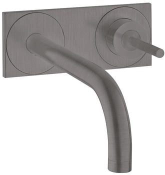 Axor Uno Einhebel-Waschtischmischer mit Platte Unterputz 225 mm Brushed Black Chrome 38115340