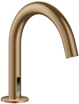 Axor Uno Elektronik-Waschtischarmatur mit Temperaturvoreinstellung und Netzanschluss 230 V Brushed Bronze 38010140