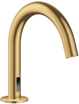 Axor Uno Elektronik-Waschtischarmatur mit Temperaturvoreinstellung und Netzanschluss 230 V Brushed Gold Optic 38010250