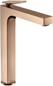 Axor Citterio Einhebel-Waschtischmischer 280 mit Hebelgriff Polished Red Gold (Rautenschliff) 39151300