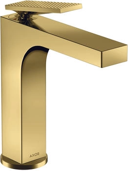 Axor Citterio Einhebel-Waschtischmischer 160 mit Hebelgriff Polished Gold Optic (Rautenschliff) 39081990