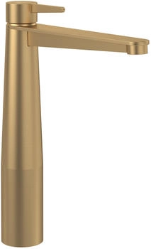 Villeroy & Boch Conum Einhebel-Waschtischarmatur 239 mit Push-Open-Ablaufgarnitur Standmontage Brushed Gold TVW12700500076