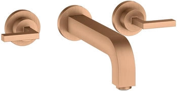 Axor Citterio 3-Loch Waschtischarmatur Hebelgriff Unterputz 222 mm Brushed Bronze 39147140
