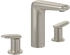 Villeroy & Boch Antao Dreiloch-Waschtischarmatur mit Push-Open-Ablaufgarnitur Standmontage
