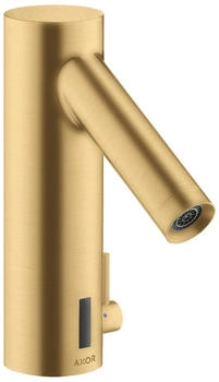 Axor Starck Elektronik-Waschtischmischer mit Temperaturregulierung und Batteriebetrieb Brushed Gold Optic 10101250