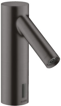 Axor Starck Elektronik-Waschtischmischer mit Temperaturvoreinstellung und Netzanschluss 230 V Brushed Black Chrome 10145340