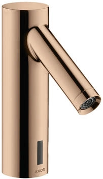 Axor Starck Elektronik-Waschtischmischer mit Temperaturvoreinstellung und Netzanschluss 230 V Polished Red Gold 10145300