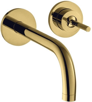 Axor Uno Einhebel-Waschtischmischer Wandmontage Unterputz 165 mm Polished Gold Optic 38113990