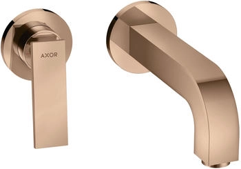 Axor Citterio Einhebel-Waschtischmischer mit Hebelgriff Unterputz Polished Red Gold 39121300