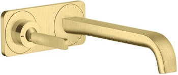 Axor Citterio E Einhebel-Waschtischmischer mit Platte Unterputz Brushed Brass 36114950
