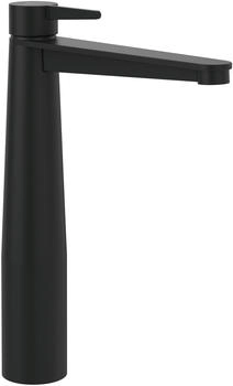 Villeroy & Boch Conum Einhebel-Waschtischarmatur 239 mit Push-Open-Ablaufgarnitur Standmontage Matt Black TVW127005000K5
