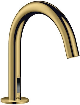 Axor Uno Elektronik-Waschtischarmatur mit Temperaturvoreinstellung und Netzanschluss 230 V Polished Gold Optic 38010990