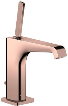 Axor Citterio E Einhebel-Waschtischmischer 130 mit Pingriff mit Zugstangen-Ablaufgarnitur Polished Red Gold 36100300