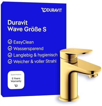 Duravit Wave Waschtischarmatur S Gold Poliert (WA1010002034)