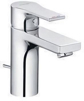 Kludi ZENTA SL Waschtisch-Einhandmischer 100mm mit Ablaufgarnitur chrom (482900565)