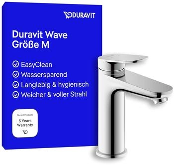 Duravit Wave Einhebel-Waschtischmischer M chrom (WA1020002010)