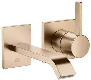 Dornbracht IMO Waschtisch-Wandarmatur ohne Ablaufgarnitur, Light Gold geb&uuml;rstet (36861671-27)