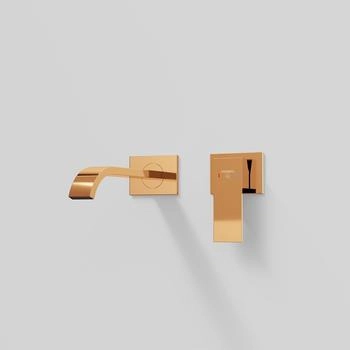 Steinberg Serie 135 Waschtisch-Wand-Einhebelmischer rosegold Ausladung 200 mm (135 1814 3 RG)