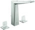 GROHE Allure Brilliant 3-Loch Waschtischarmatur L-Size supersteel/White Attica (20668DC0)