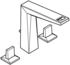 GROHE Allure Brilliant 3-Loch Waschtischarmatur L-Size supersteel/White Attica (20668DC0)