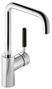 Hewi Einhebel-Waschtischarmatur Rundrohr Griff tiefschwarz (AQ1.12M10640 90)
