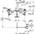 GROHE Allure Brilliant 3-Loch Waschtischarmatur L-Size mit White Attica Einlagen Hard Graphite gebürstet (20671AL0)