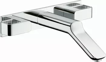 Hansgrohe Urquiola 3-Loch Waschtischarmatur Unterputz mit langem Auslauf Polished Gold Optic (11043990)