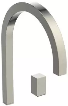 Ideal Standard Solos Waschtischarmatur hoher Auslauf, ohne Ablaufgarnitur, Silver Storm (A7831GN)