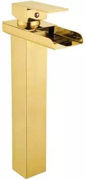 Mexen Hydra Hohe Waschtischarmatur, Gold (744910-50)