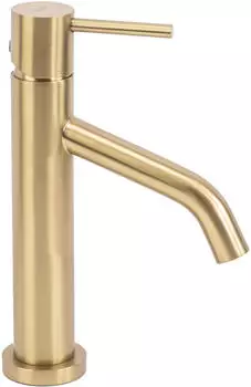 Rea Waschbeckenarmatur Level Low Geb&uuml;rstetes Gold, Messing (REA-B6218)