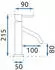 Rea Waschbeckenarmatur Level Low Gebürstetes Gold, Messing (REA-B6218)