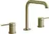 Gessi Flessa 3-Loch-Waschtischarmatur 162mm Messing gebürstet PVD (54012727)