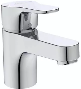 Ideal Standard Cerabase H60 Waschtischarmatur mit Ablaufgarnitur, Ausladung 106mm, Chrom (BD392AA)