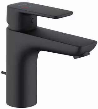 Kludi Pure&Style Waschtisch-Einhandmischer 100mm EcoPlus schwarz matt (402933975)