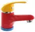 Sapho Kid Waschtischarmatur ohne Ablaufgarnitur, farbig/Chrom (KD02)