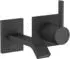 Dornbracht IMO Waschtisch-Wand-Einhandbatterie ohne Ablaufgarnitur, schwarz matt (36860671-33)