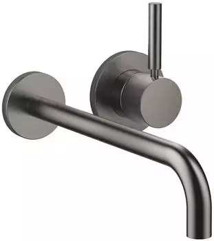 Dornbracht META Waschtisch-Wand-Einhandbatterie ohne Ablaufgarnitur, Dark Platinum geb&uuml;rstet (36863660-99)