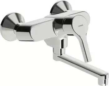 Hansa Hansapaleno Waschtischarmatur Wandmontage 242mm chrom (56382203)