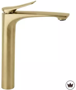 Rea Premium Vision High Waschtischarmatur Geb&uuml;rstetes Gold (REA-B6731)