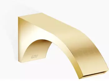 Dornbracht CYO Waschtisch-Wand-Auslauf ohne Ablaufgarnitur 190mm Messing geb&uuml;rstet (13805811-38)