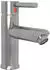 vidaXL Badezimmer Waschtischarmatur Silber 130x176mm