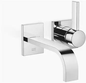 Dornbracht MEM Waschtisch-Wand-Einhandbatterie ohne Ablaufgarnitur, 177mm, Chrom (36860782-00)