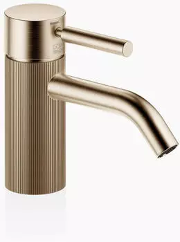 Dornbracht Meta Waschtisch-Einhandbatterie ohne Ablaufgarnitur 125mm Light Gold geb&uuml;rstet (33529660-27)