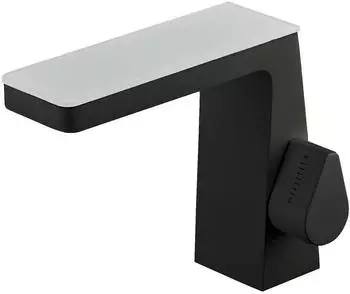 Bernstein NT7320 Waschtischarmatur Wasserfall, Schwarz matt (NT7320)