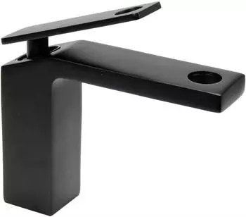 Trizeratop Noir 1 Einhebel-Waschtischarmatur eckig, schwarz (75880)