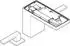Hansgrohe AXOR MyEdition 3-Loch Waschtischmischer 110 Push-Open, poliertes Schwarzchrom (47072330)