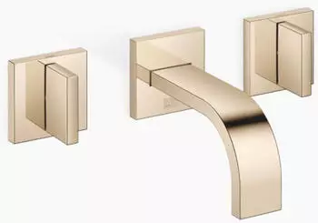 Dornbracht MEM Waschtisch-Wandbatterie ohne Ablaufgarnitur 126mm Champagne (36702782-47)